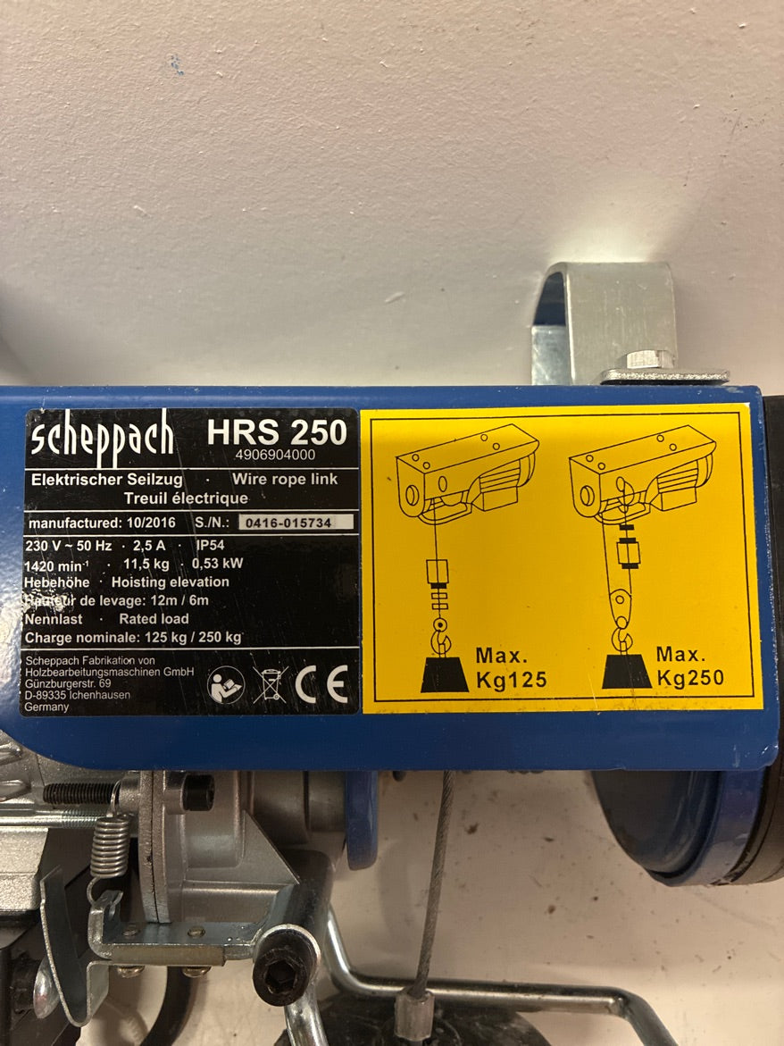 Scheppach Elektrisk spil HRS 250